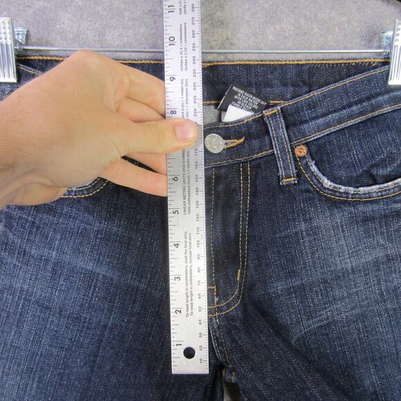 Red Engine Jeans Womens 26 Blue Bootcut Made in USA Flare Leg Stretch Denim - Picture 5 of 11